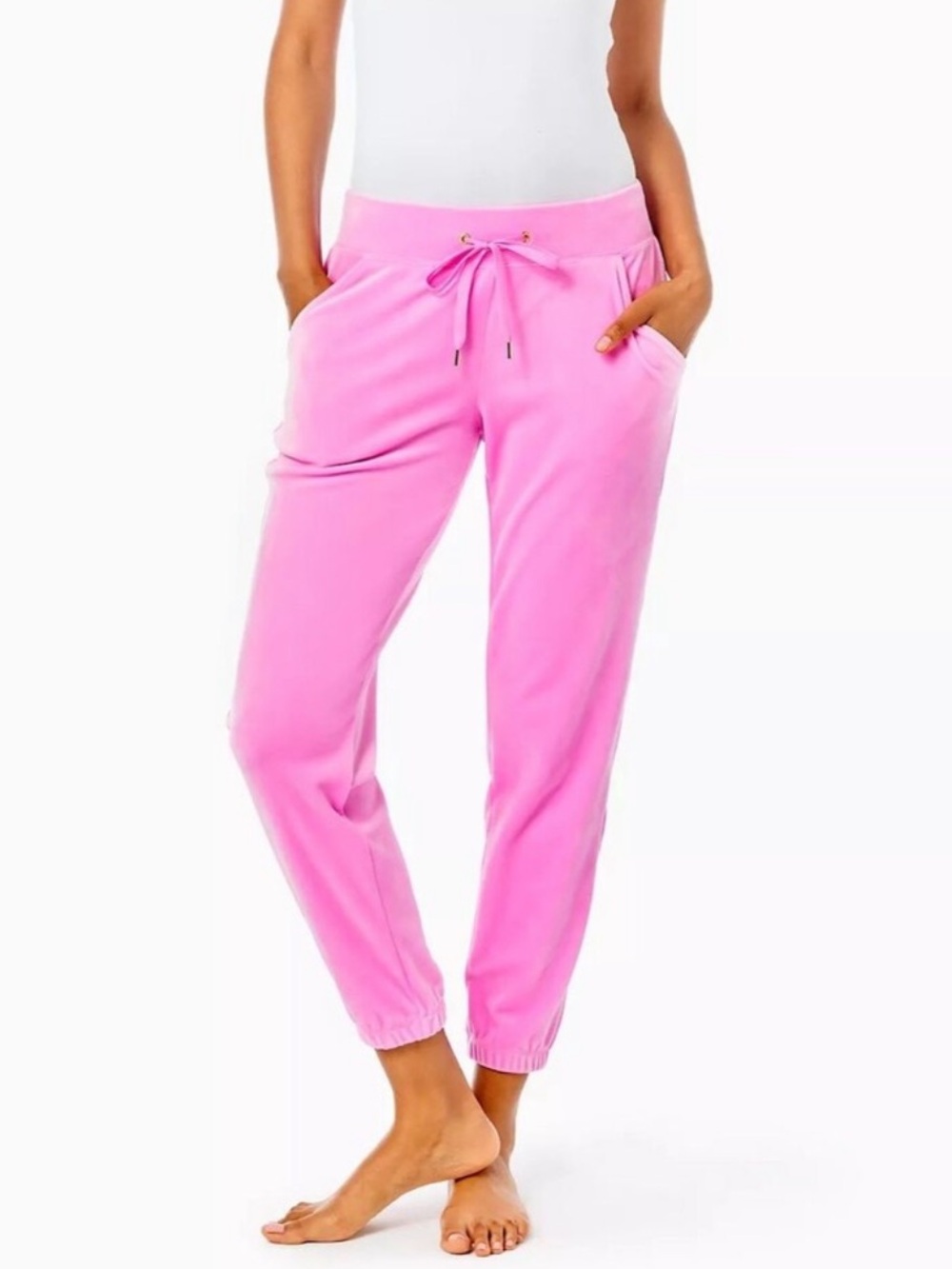 Lilly Pulitzer HOT LILLY PINK Jogger Thin Sweatpants